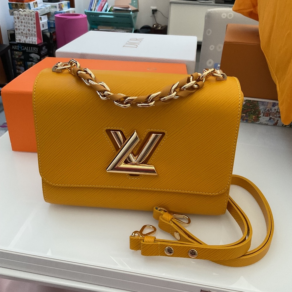 Louis Twist Lock leather bag